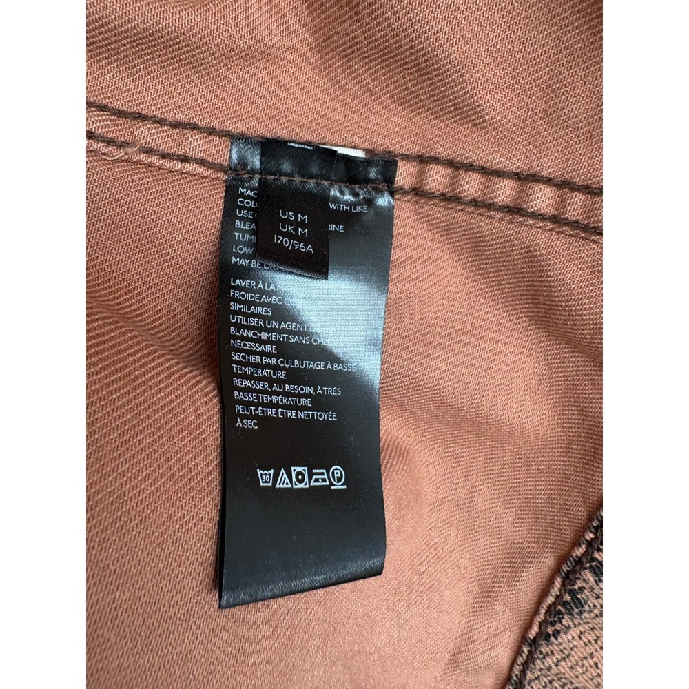 Free People Denim Snakeskin Jacket Boho Edgy Western Grunge Indie Festival Chic‎ - Picture 4 of 6
